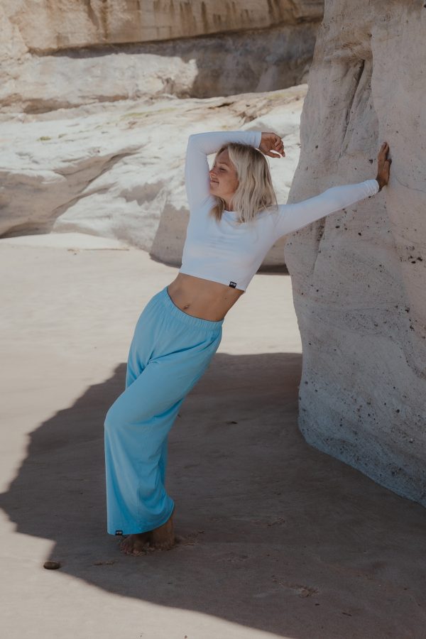 KATI x MUTA / Flowy Pants / SKY BLUE - Image 2