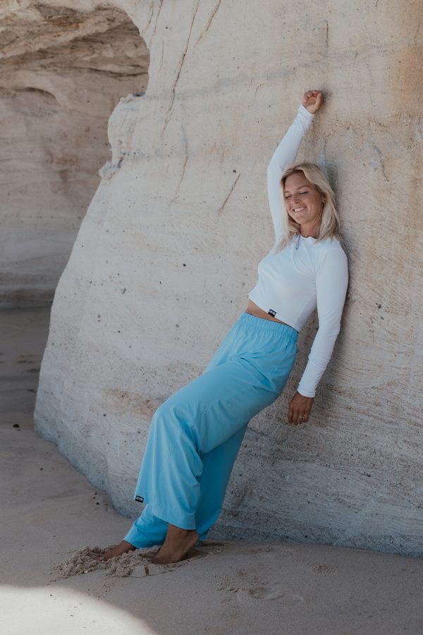 KATI x MUTA / Flowy Pants / SKY BLUE - Image 5