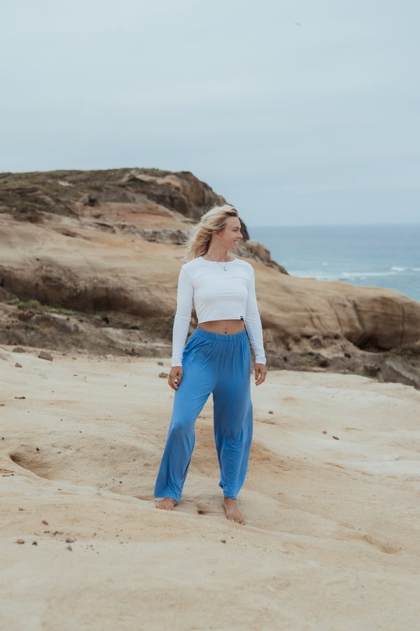KATI x MUTA / Flowy Pants / OCEAN BLUE - Image 4